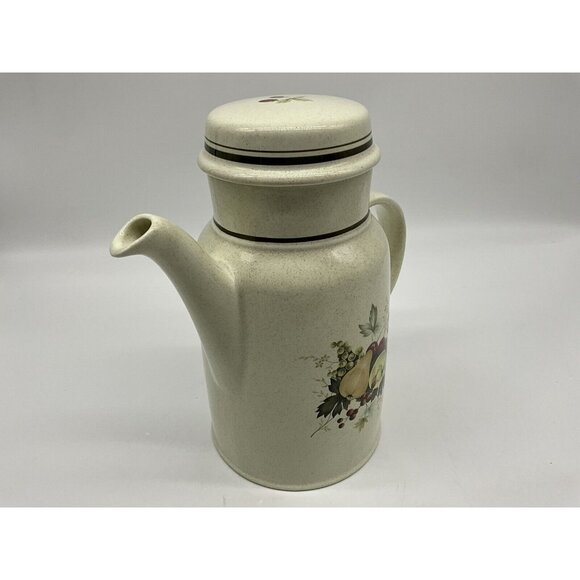 Royal Doulton Lambeth Stoneware L.S. 1015 Harvest Garland Coffee/Tea Server 1975 - Picture 8 of 16